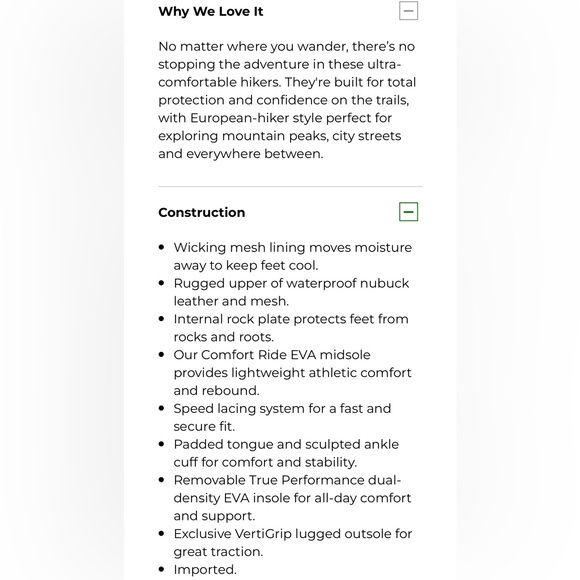 LL Bean Mountain Classic Ventilated Hiking Shoes Like New size 10 medium - Picture 8 of 8